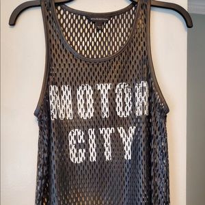 Fishnet-Style Tank Top